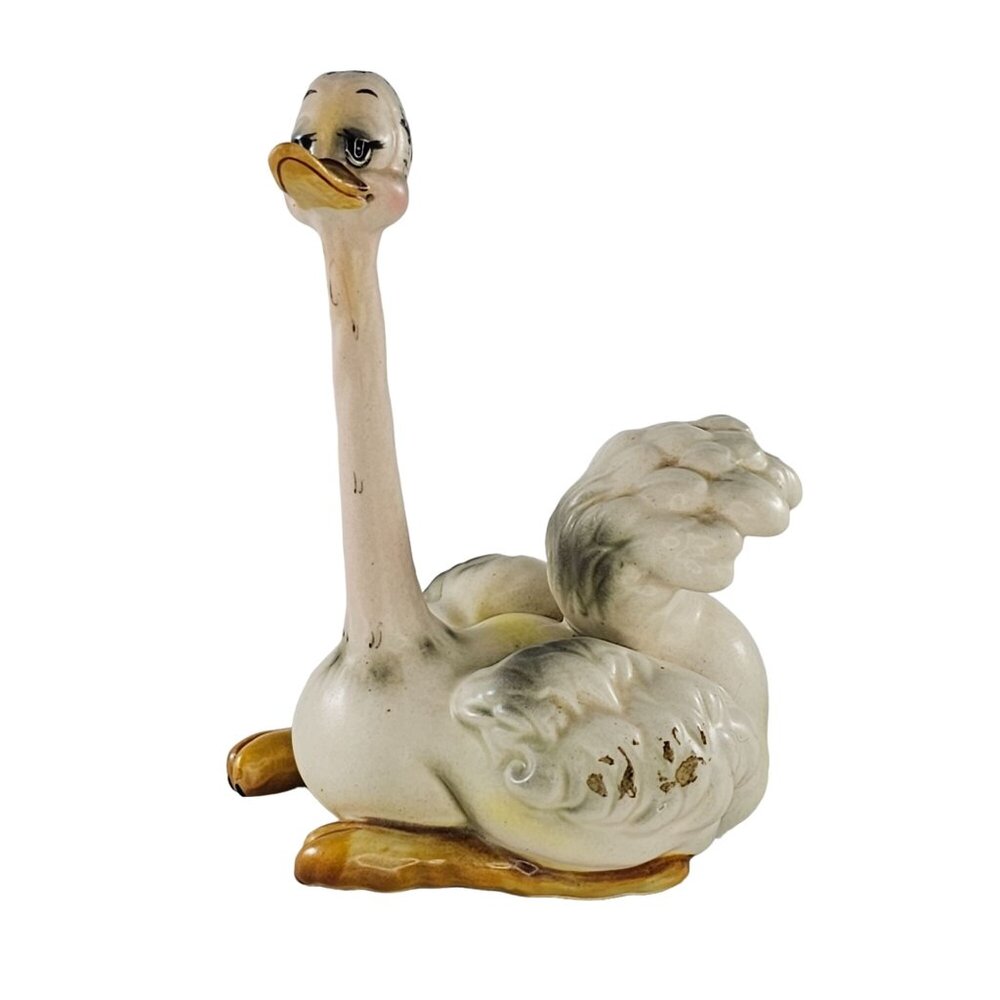 Josef Originals Ostrich Papa Figurine Anthropomorphic Bird Figurine